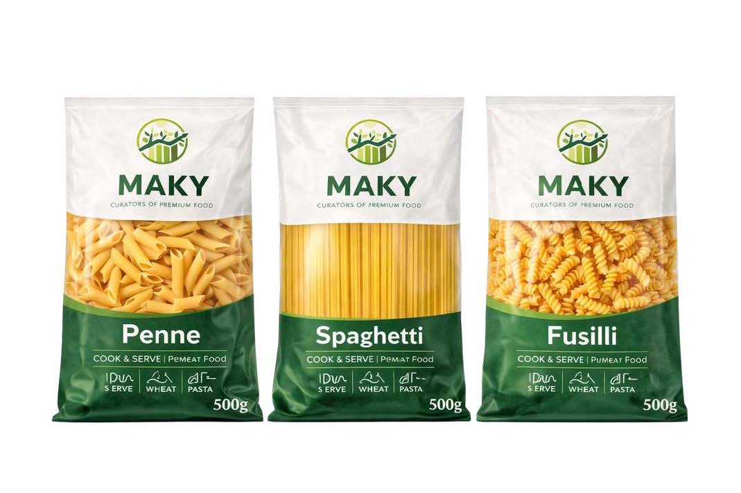 Pasta packaging bags